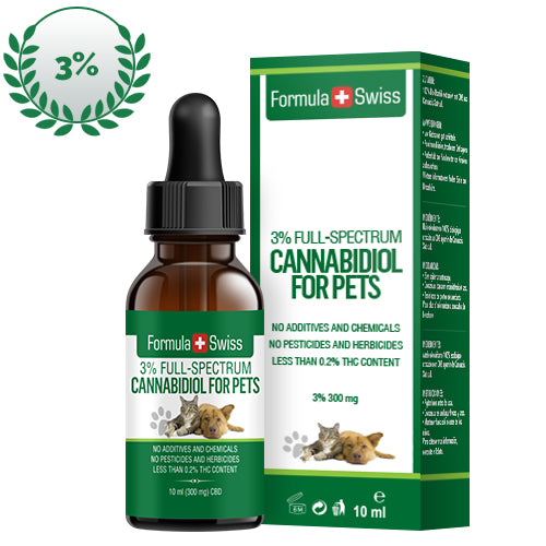 CBD Oil Drops in Olive Oil 3% (300 mg) for Pets